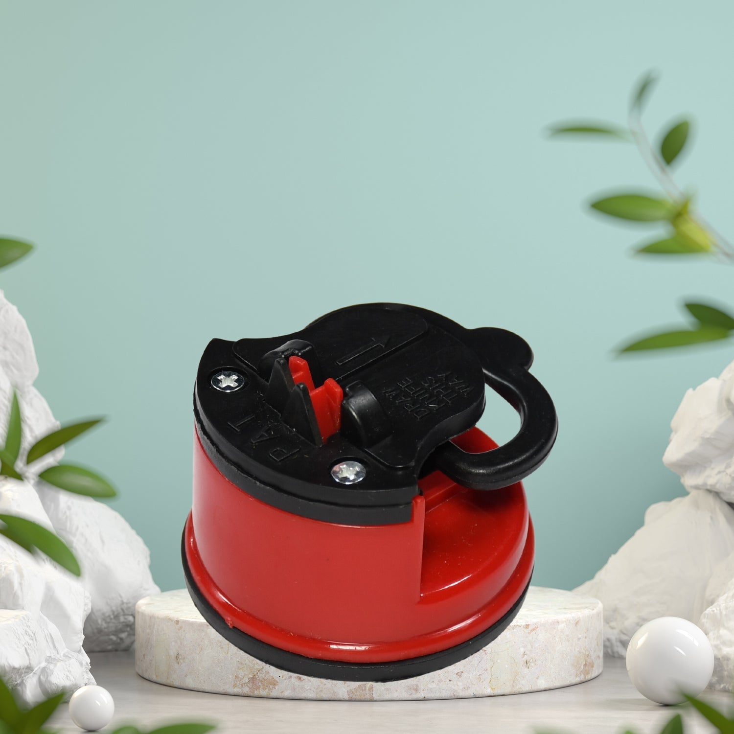 2164A Manual Mini Kitchen Knife Sharpener for Sharpening Stainless Steel | Sharpening Tool for Ceramic Knife and Steel Knives | Mini Knife Sharpener with Suction Pad DeoDap 2164A Manual Mini Kitchen Knife Sharpener for Sharpening Stainless Steel | Sharpening Tool for Ceramic Knife and Steel Knives | Mini Knife Sharpener with Suction Pad DeoDap